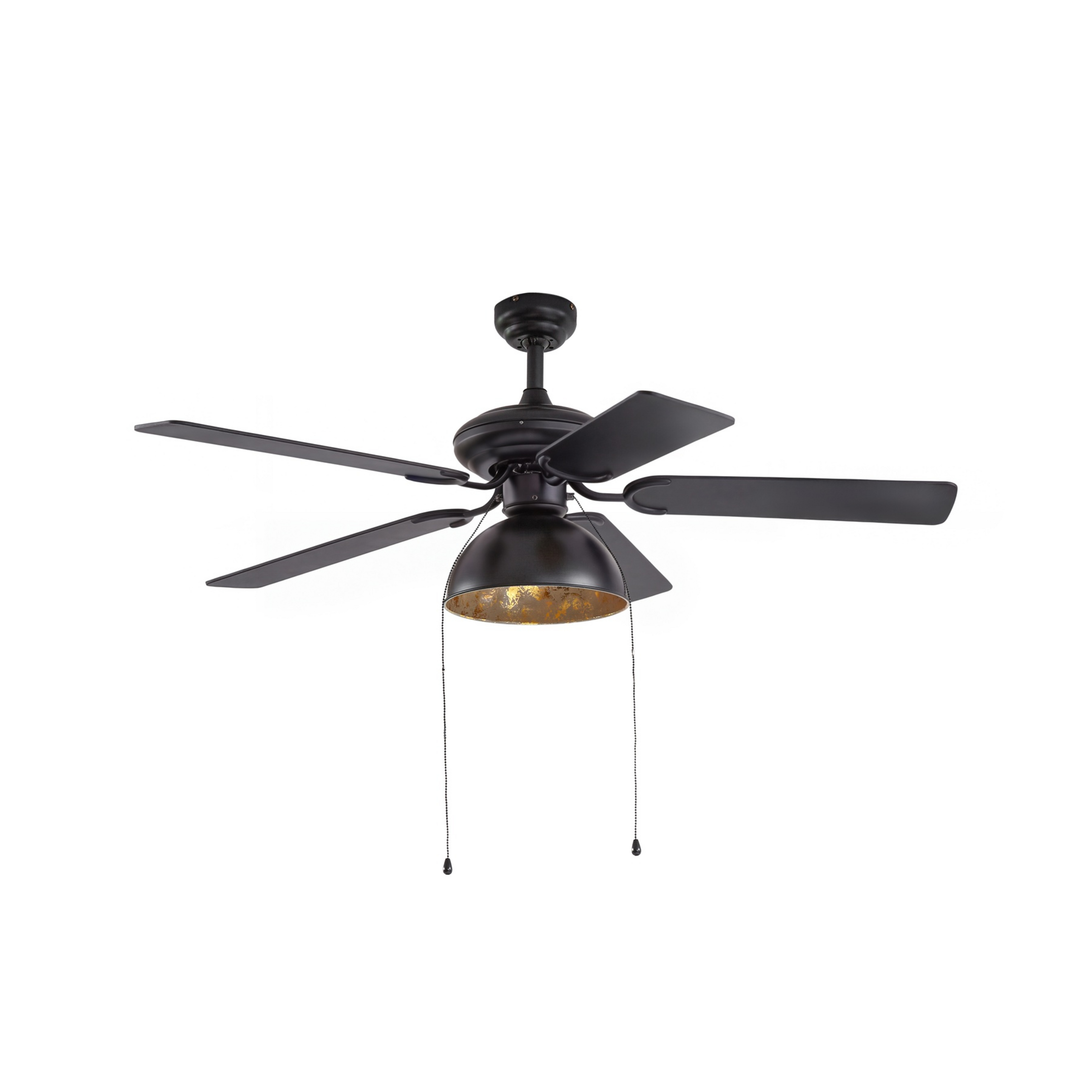Shamoian loftventilator med lys, støjsvag, Ø 130 cm – Lucande