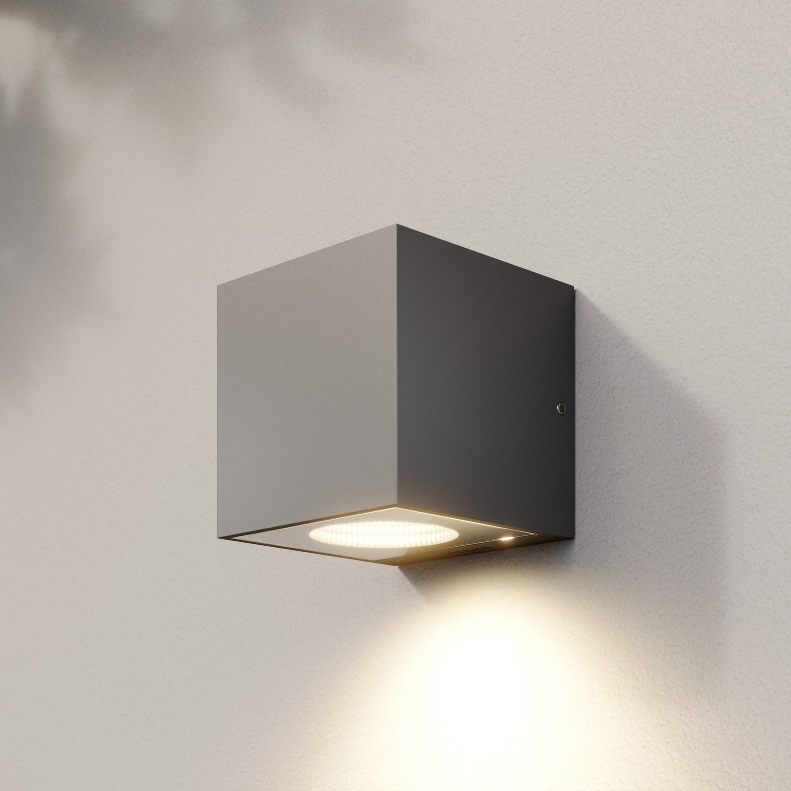 Arcchio Tassnim LED-Außenwandlampe silber 1-fl.