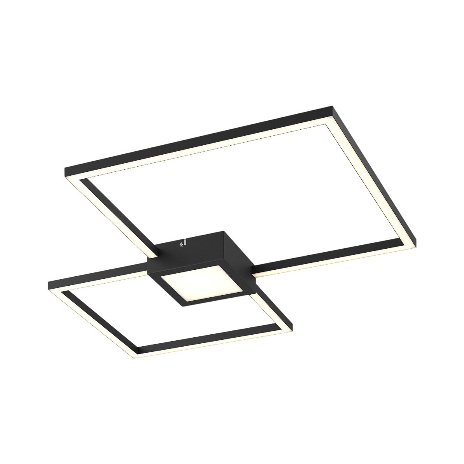 Lindby Duetto LED-Deckenlampe anthrazit 28 W