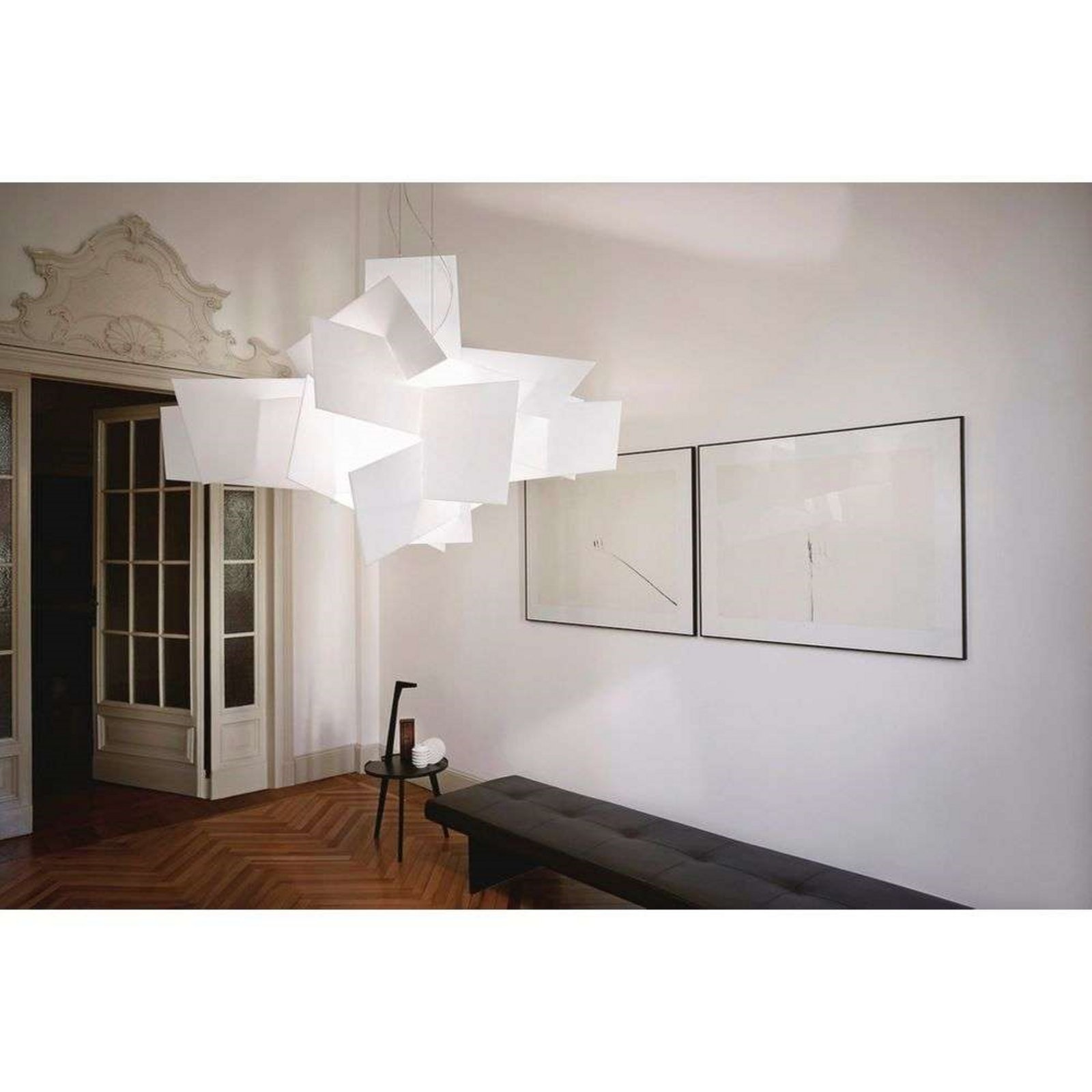 Big Bang LED Large Lustră Pendul Dimmable White - Foscarini