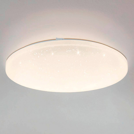 LED-Deckenlampe Frania-S mit Kristalleffekt