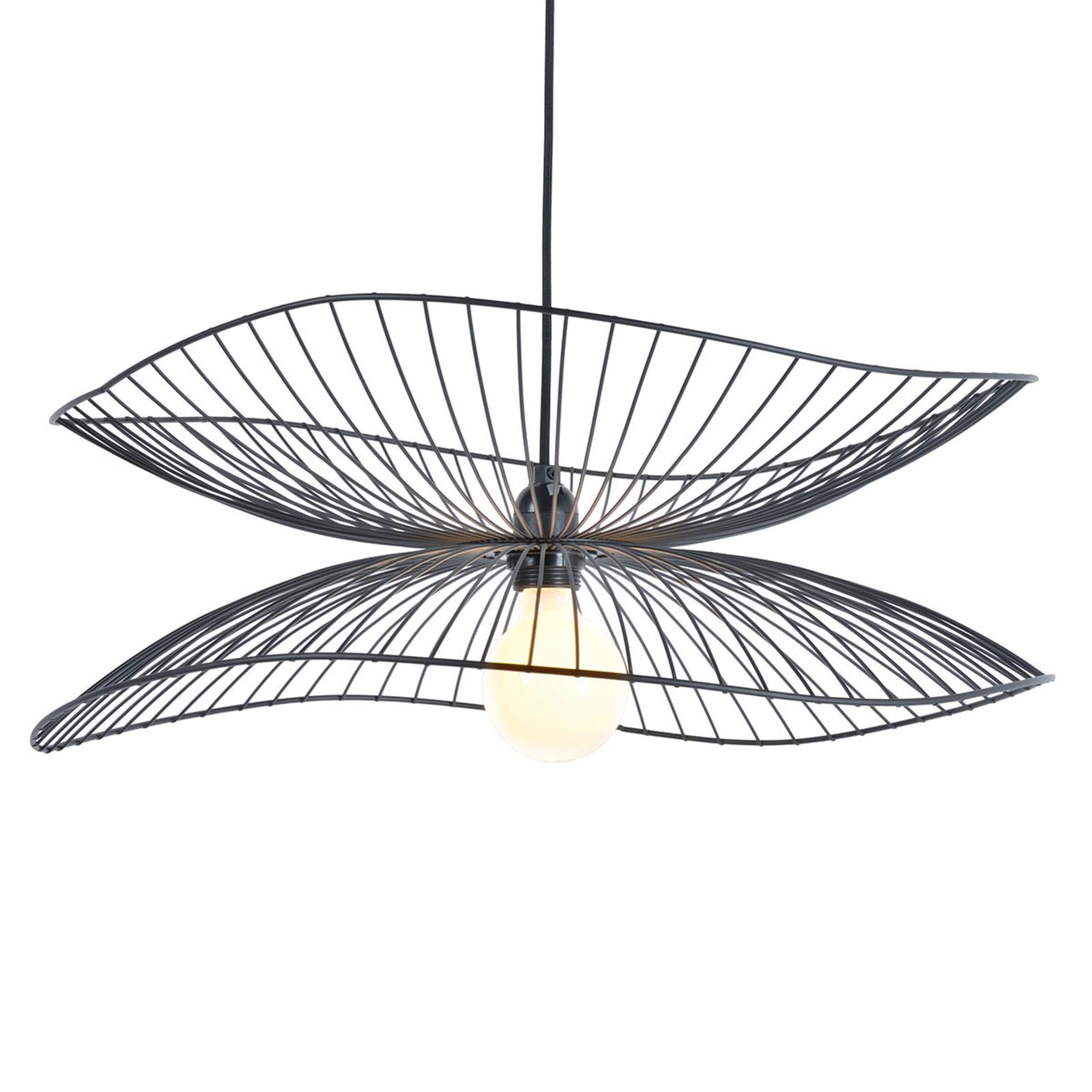 Forestier Libellule S lampa wisząca, 56 cm, czarna