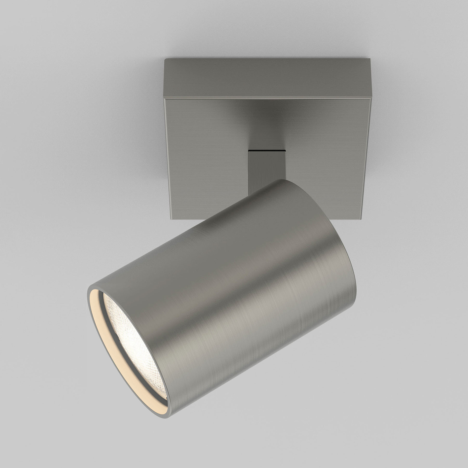Astro Ascoli Single spot pour plafond nickel mat