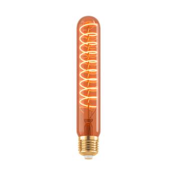 LED-Röhrenlampe E27 4W T30 1.600K Filament kupfer