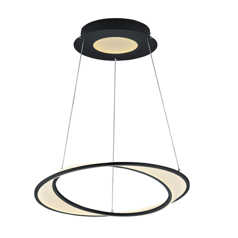 B-Leuchten Aurora LED-Pendelleuchte, schwarz