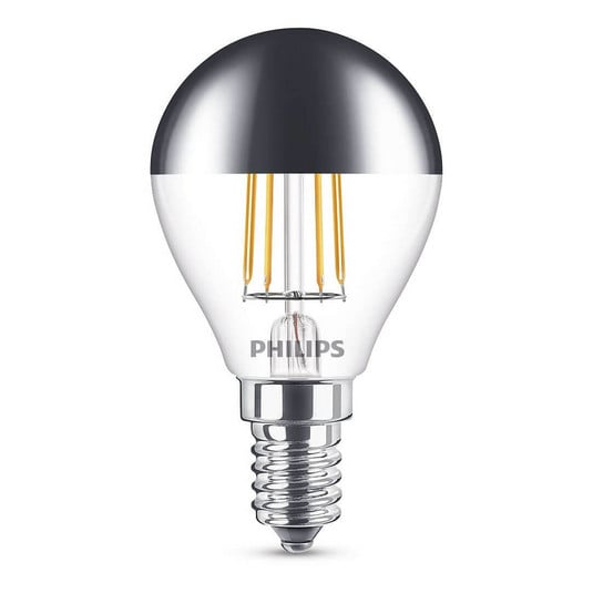 Ampoule LED 4W Filament Standard Calotte Argentée (397lm) E14 - Philips