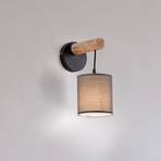 Green Tribu wall light with paper shade
