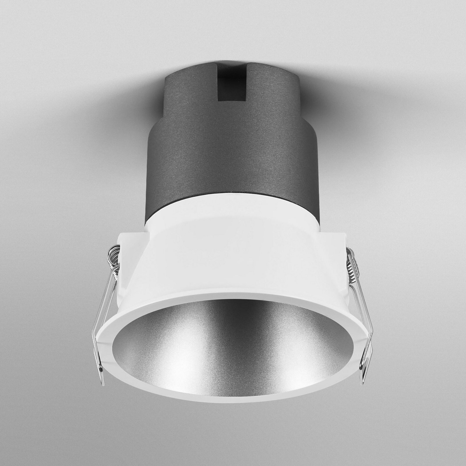 OSRAM LED-Einbauspot TWIST, weiß/silber, 830 Ø 9,3 cm Metall