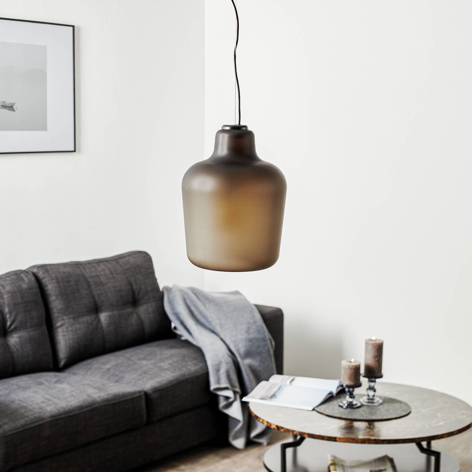 Northern Say my name – lampa wisząca, szary matowy