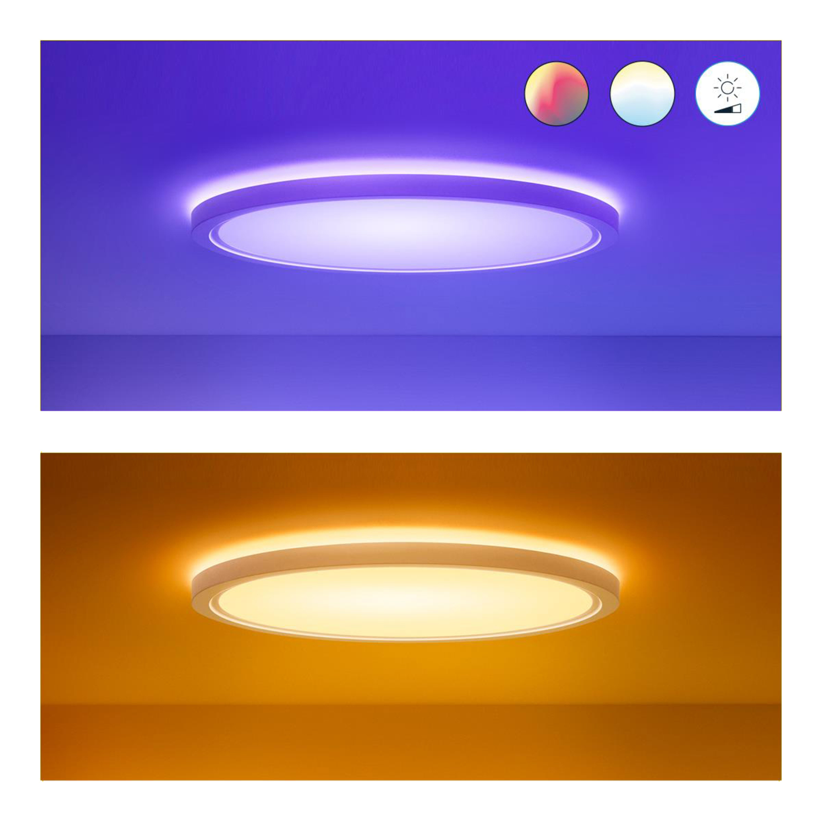 SuperSlim WiZ Plafoniera 22W RGB White - WiZ