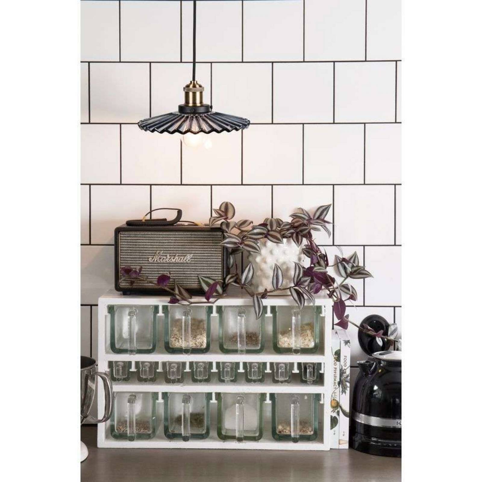 Globen Lighting Pendelleuchte COBBLER, rauchgrau, Ø 25 cm günstig online kaufen