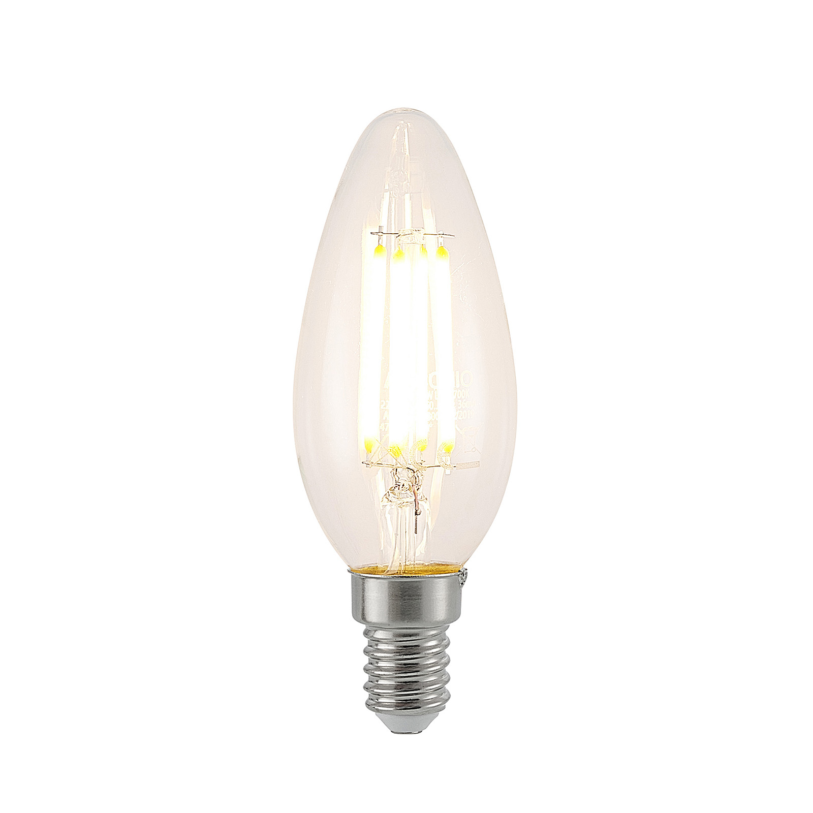 Ampoule LED E14 filament 4 W 2 700 K dimmable Luminaire.fr