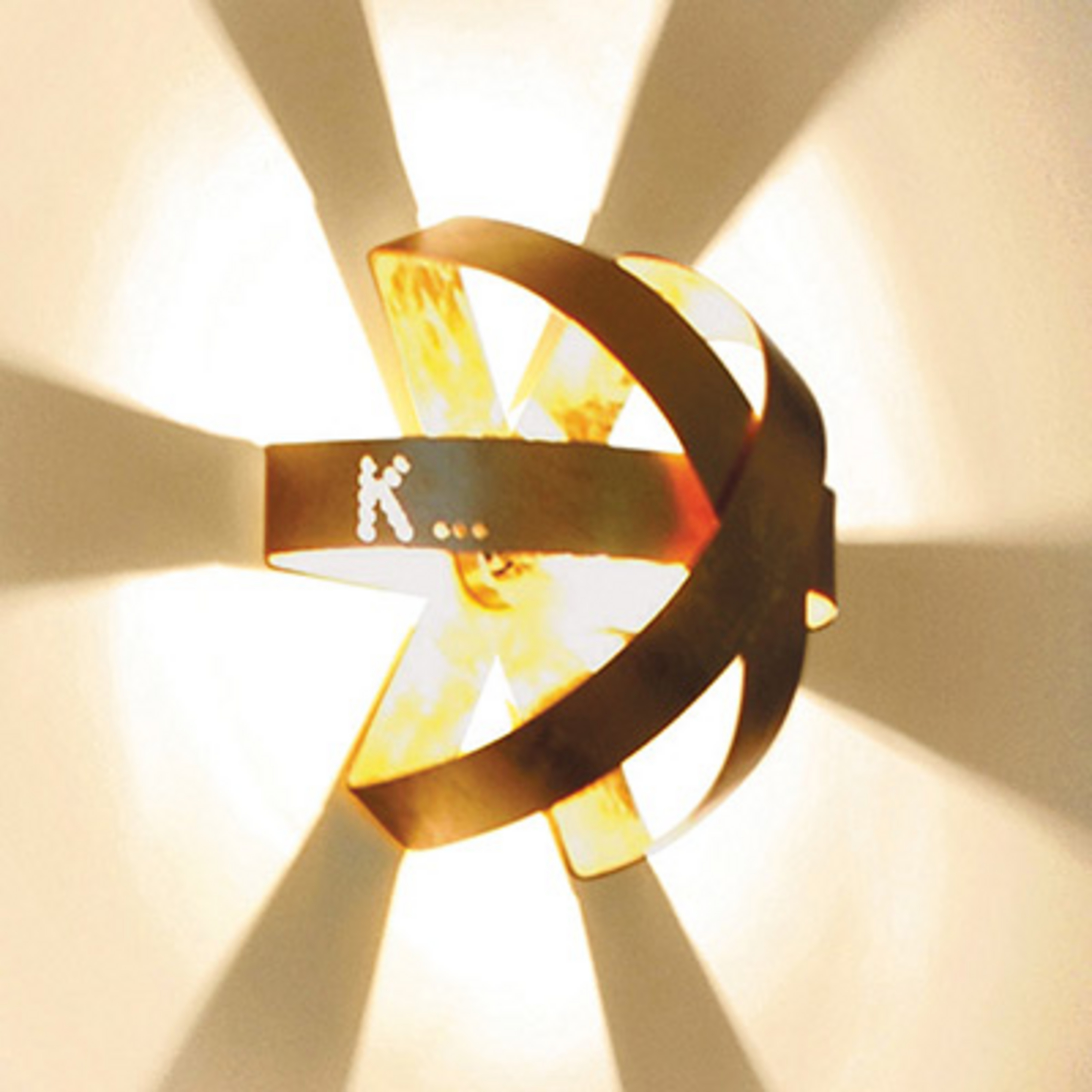 Knikerboker Ecliptika - Wandleuchte 40cm vergoldet