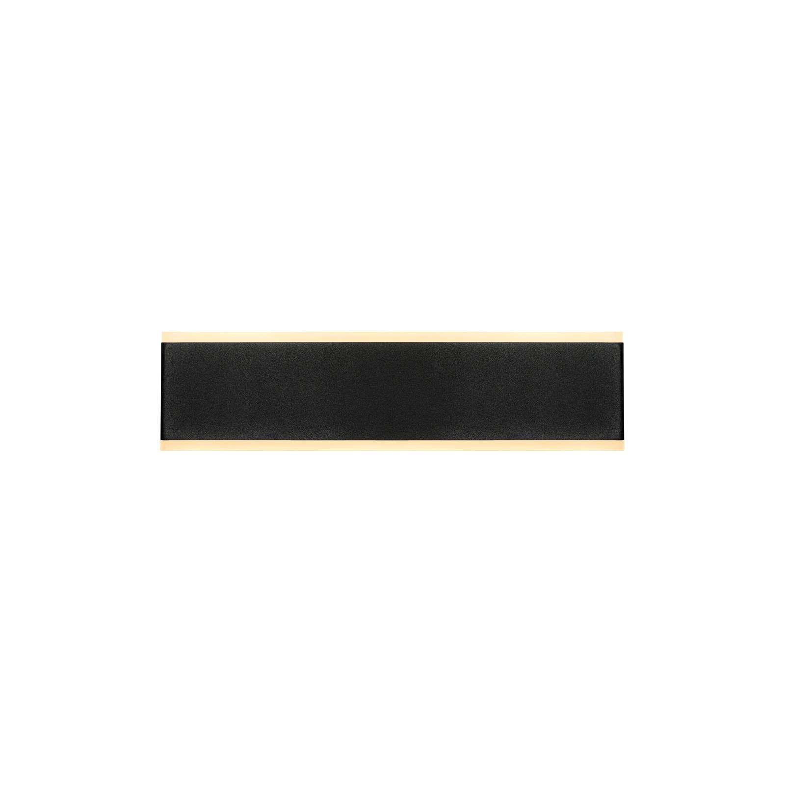 LED-Wandleuchte Nelson, Breite 30,5cm, schwarz, CCT, up/down