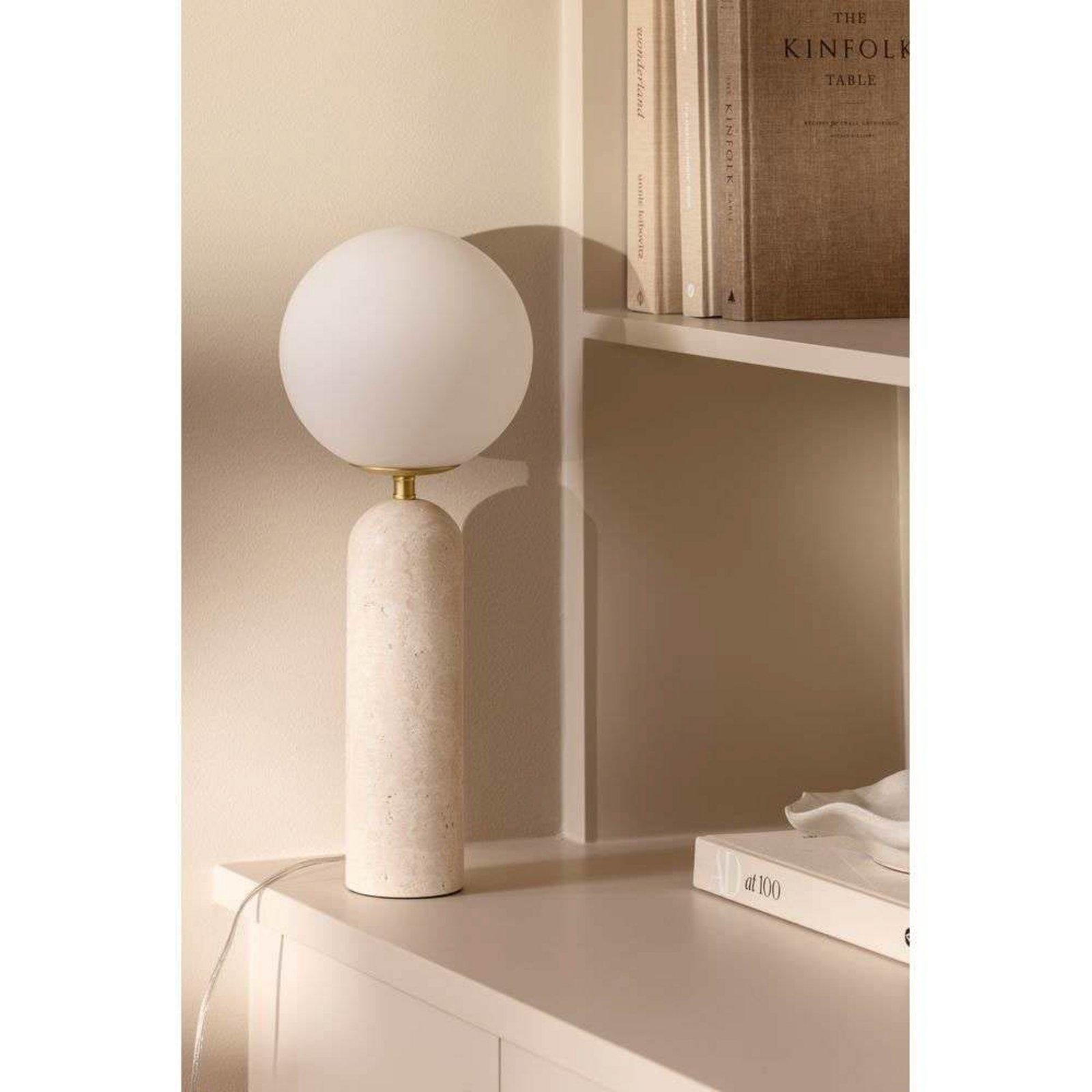 Globen Lighting Tischleuchte Torrano Höhe 53 cm Travertin Globen Lighting Tischleuchte Torrano Höhe 53 cm Travertin