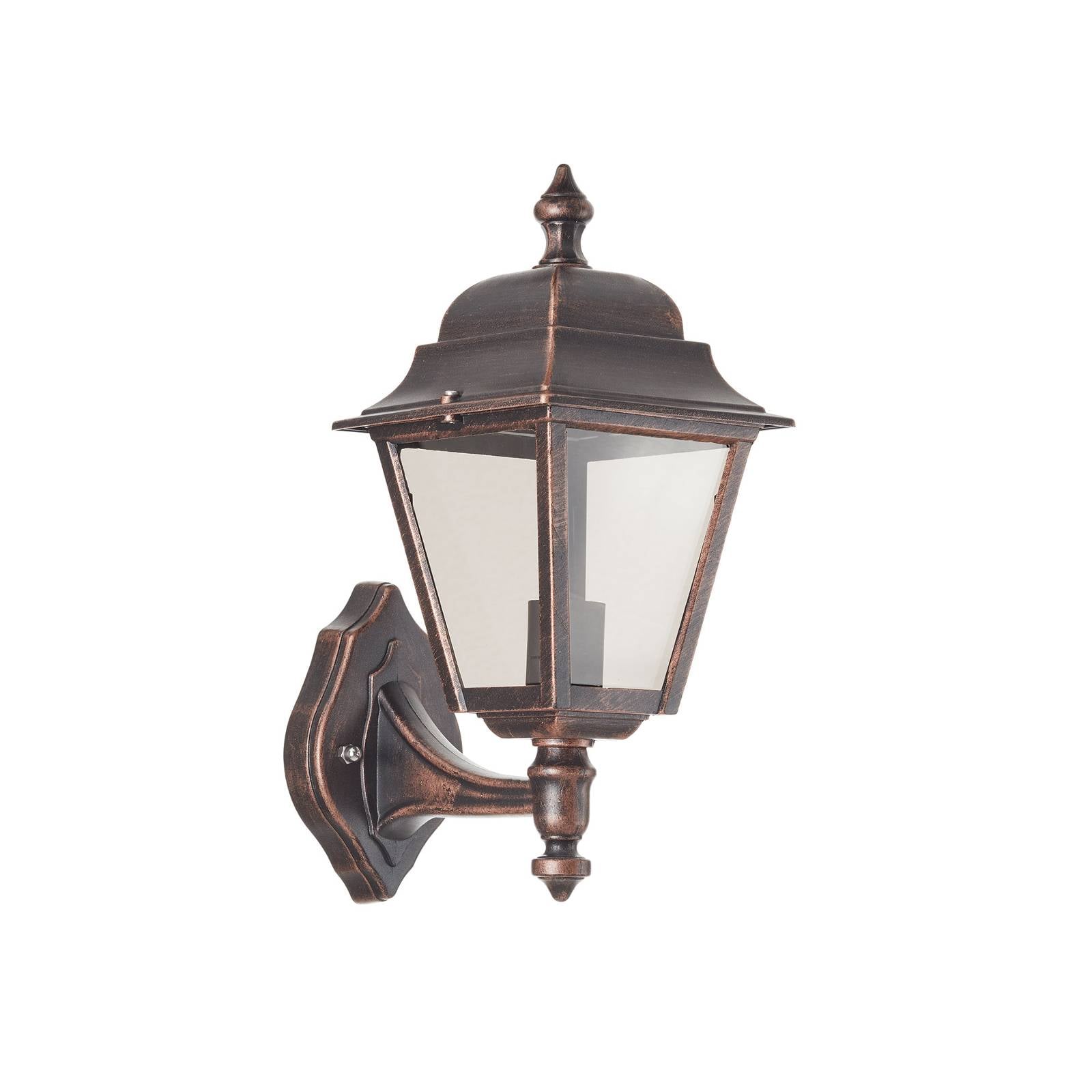 Wandleuchte A-244428 Kupfer stehend Aluguss E27 IP43 - brown - LCD