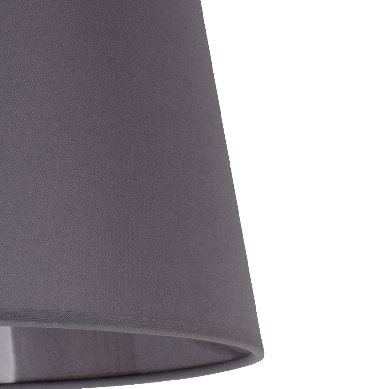 Classic L lampshade for pendant lights, grey