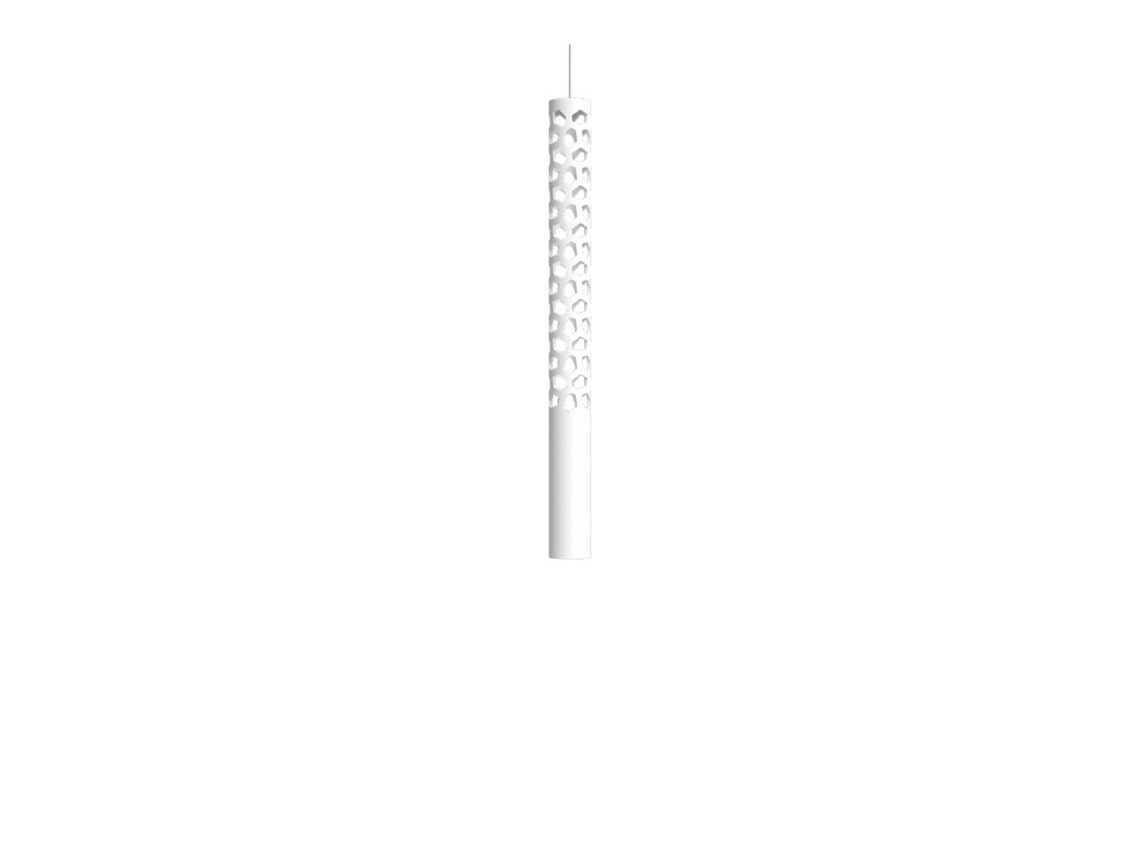 Squiggle H6 Pendant Matt White - Rotaliana