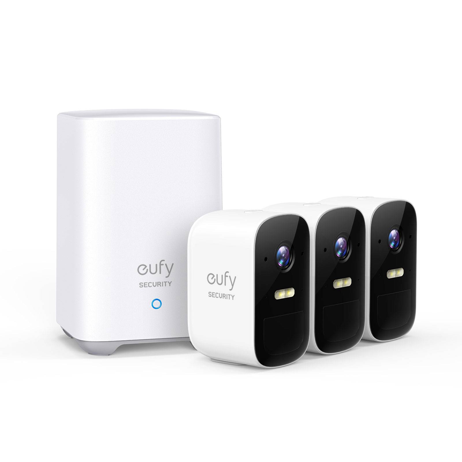 EUFY Security eufyCam 2C IP67 set 3x, HomeBase 2, larghezza: 4.81 cm, altezza: 8.06 cm
