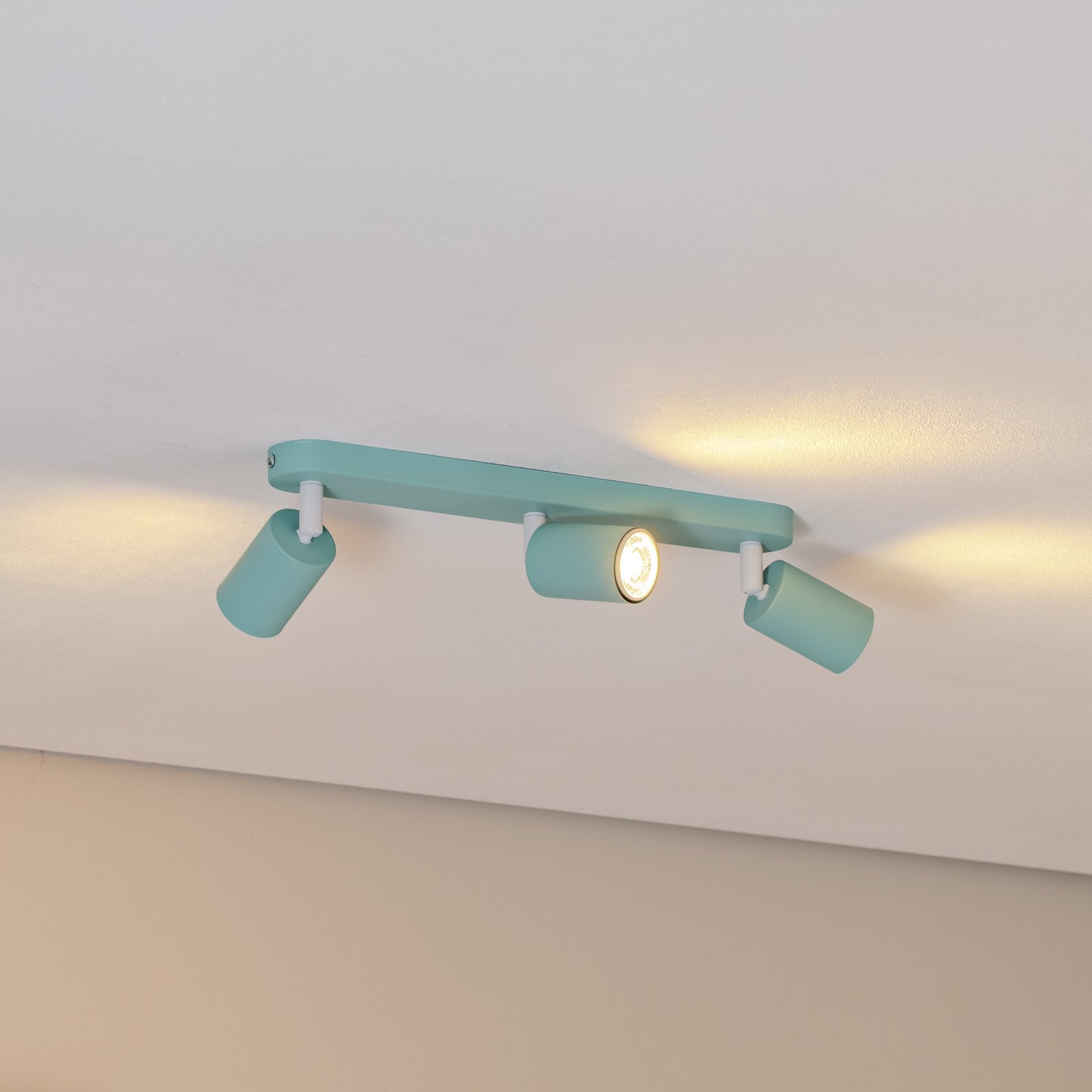 Laepaneel Livia, mintroheline, 52 cm, 3-osaline, metall, GU10