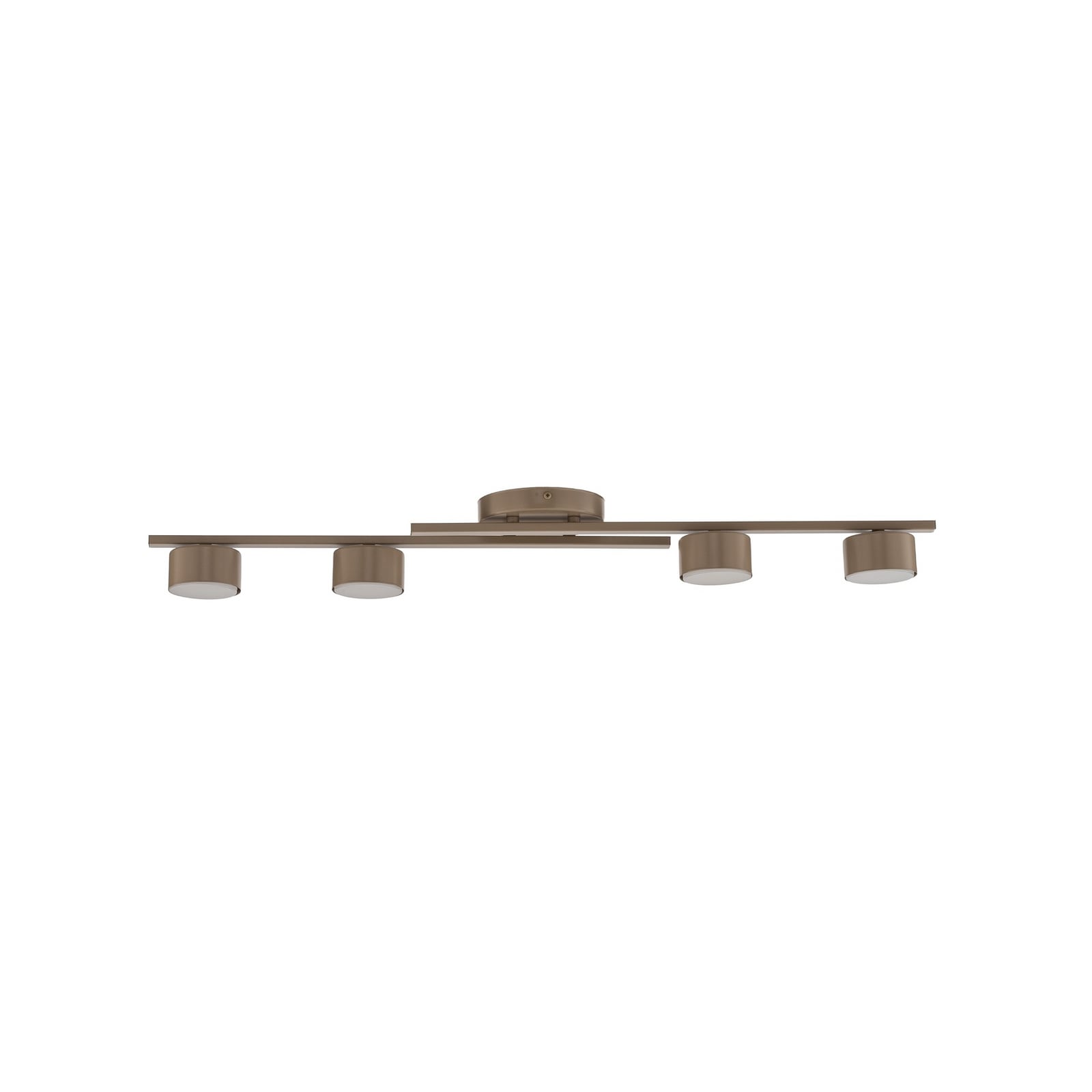 FRAGMENT ceiling light, beige, length 87 cm, 4-bulb, metal FRAGMENT ceiling light, beige, length 87 cm, 4-bulb, metal