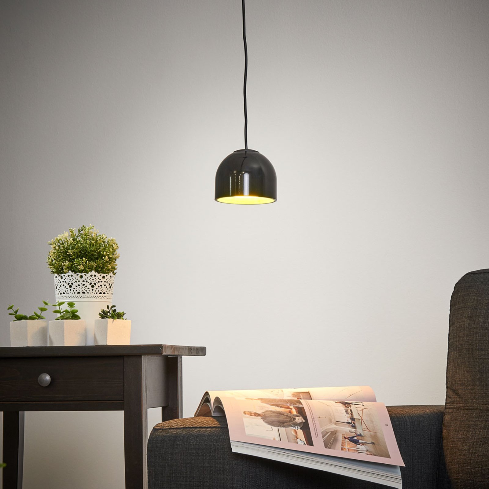 Wan Závěsná Lampa Black - Flos