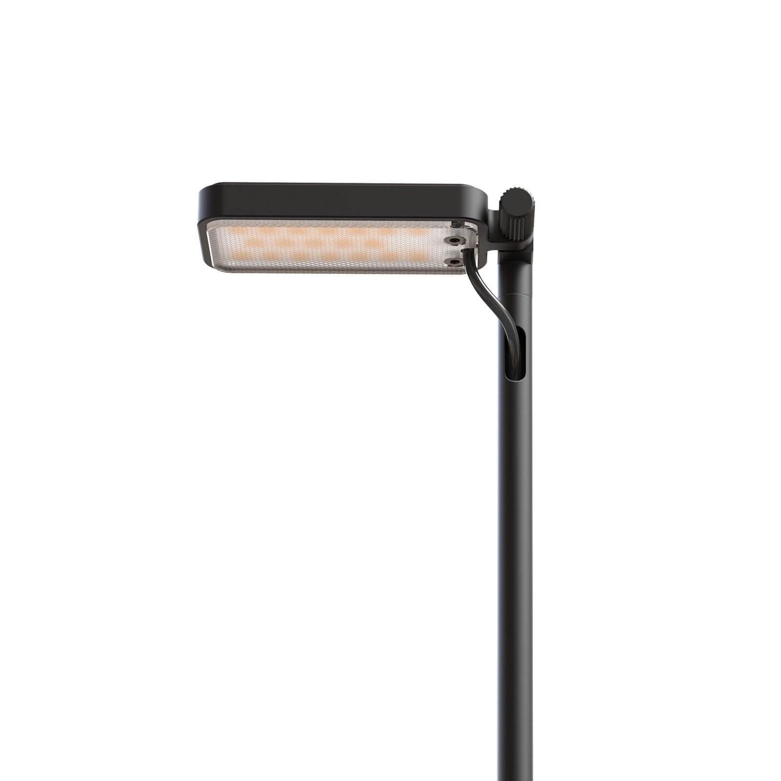 Luceplan LED-Wegelampe Flia, 3-flammig, schwarz, Kunststoff
