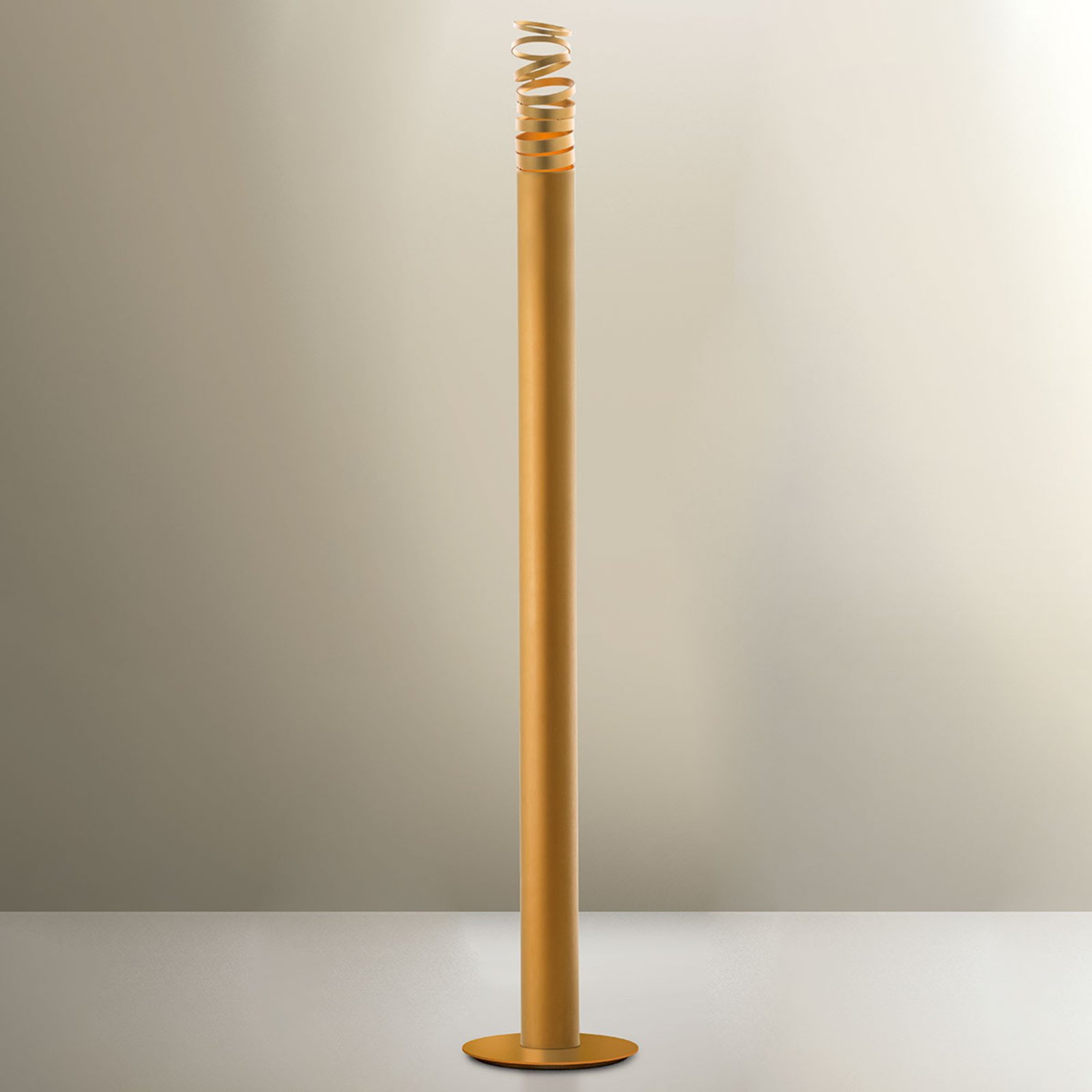 Artemide Decomposé lámpara de pie LED, dorado
