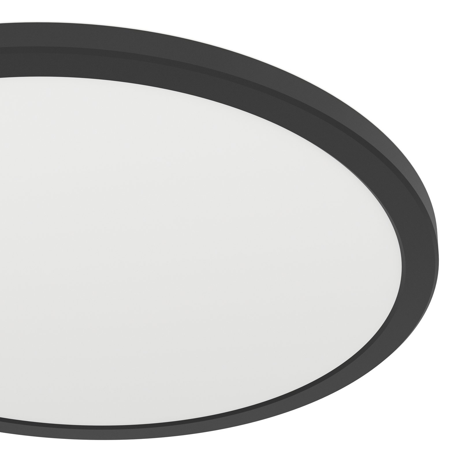 EGLO connect LED-taklampa Rovito-Z, svart, Ø 39 cm EGLO connect LED-taklampa Rovito-Z, svart, Ø 39 cm