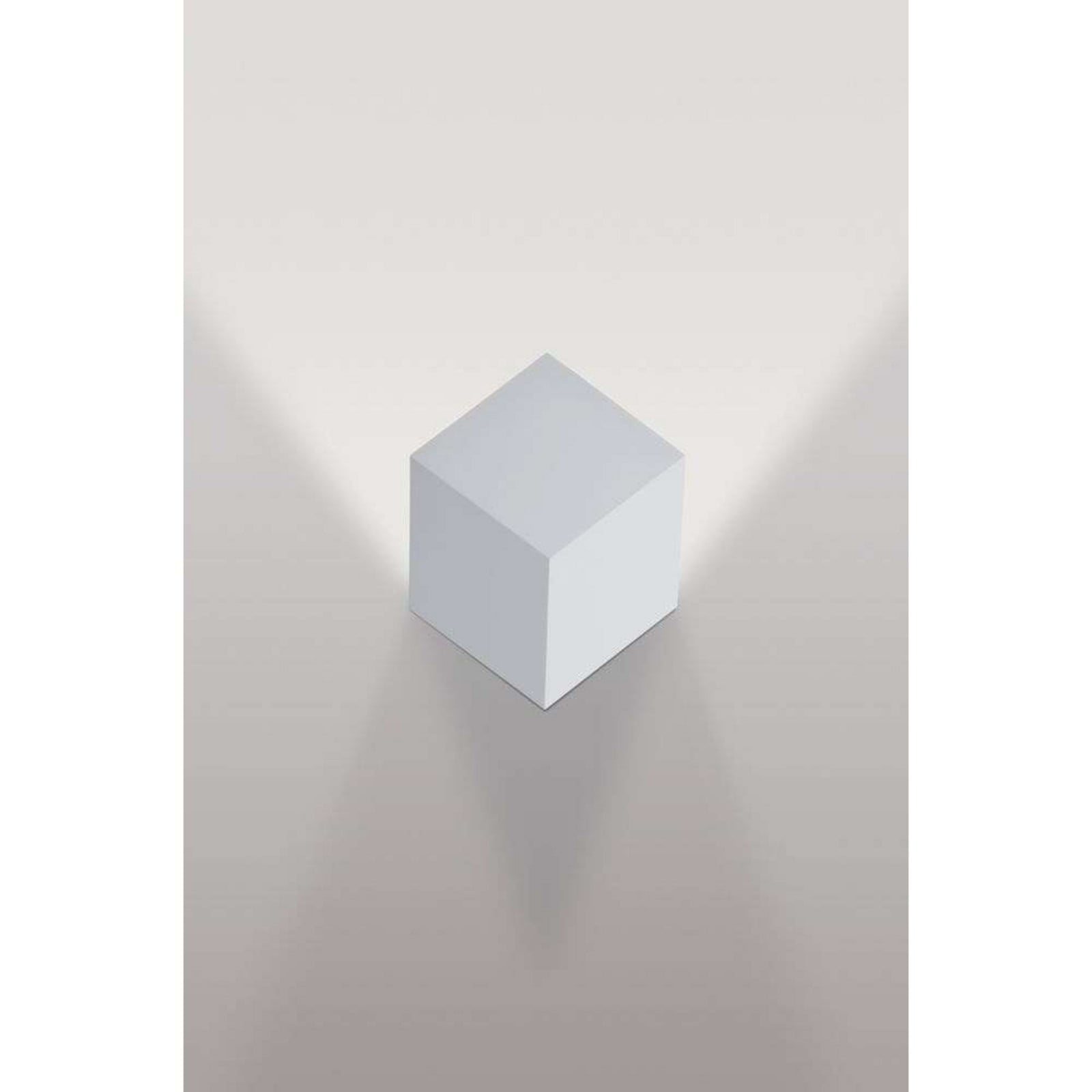 QB W0 Væglampe Matt White Rotaliana - Stue - Aluminium