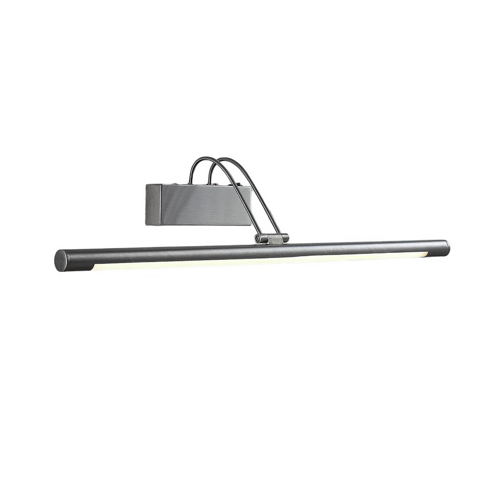 Lindby Lampada LED per quadri Mailine, 69 cm, nichel, interruttore