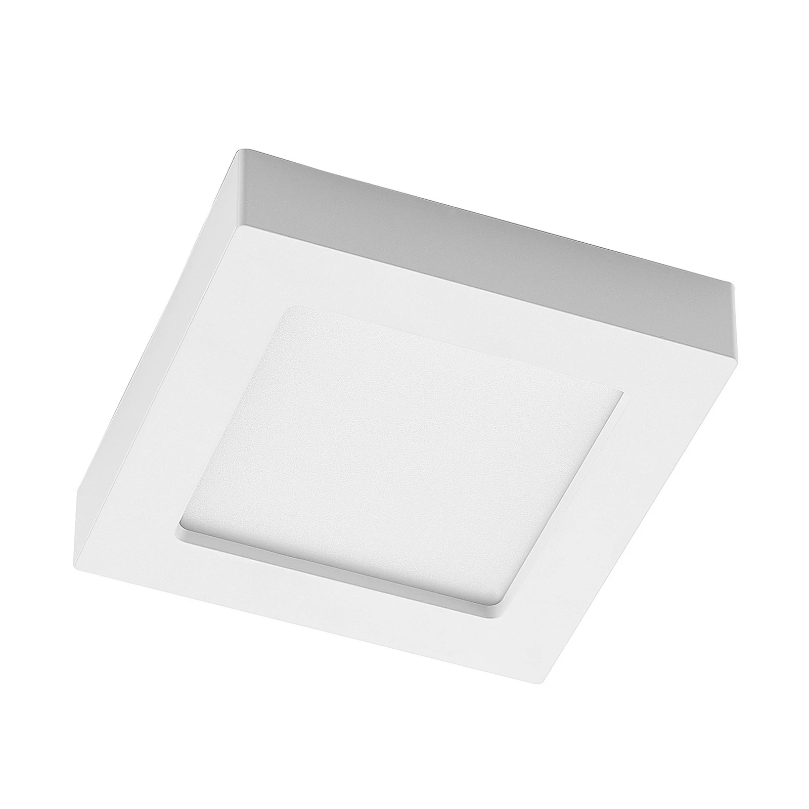 Prios plafoniera Alette, bianco, 17,2 cm, dimmerabile