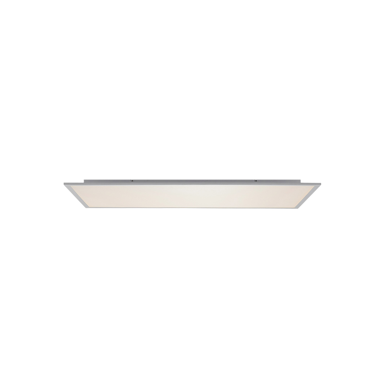 Lindby LED-Deckenleuchte Zento, 4.000 K, 120 cm, silber