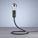 TECNOLUMEN Lightworm lampa stołowa, czarna