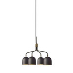 Howard 4 Candelabru Short Gunmetal - GUBI