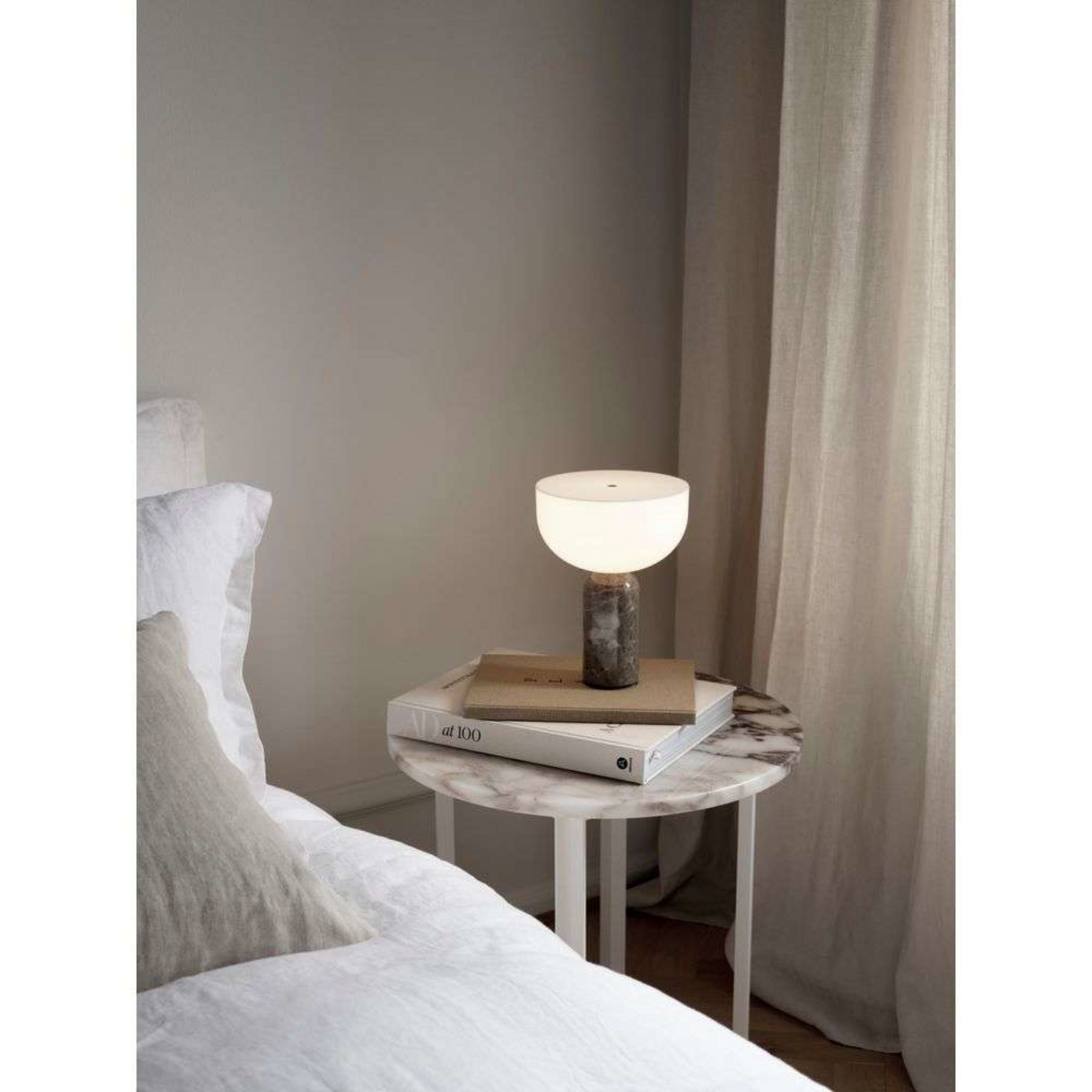 Kizu Portable Lampada da Tavolo Grey - New Works