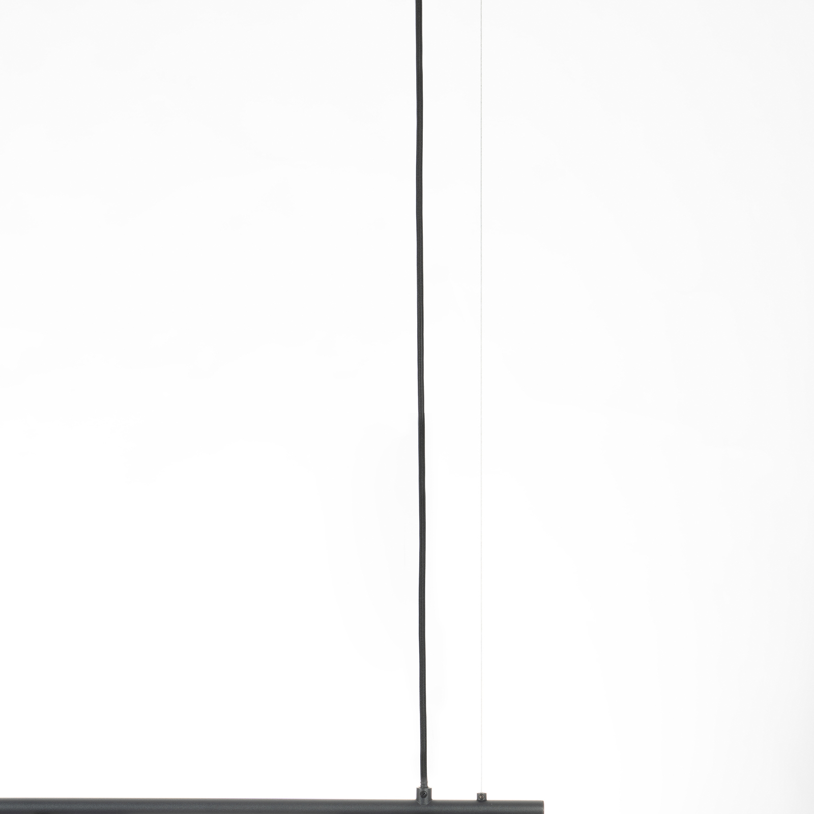Lucande Mikolay hanglamp, 4-lamps, zwart