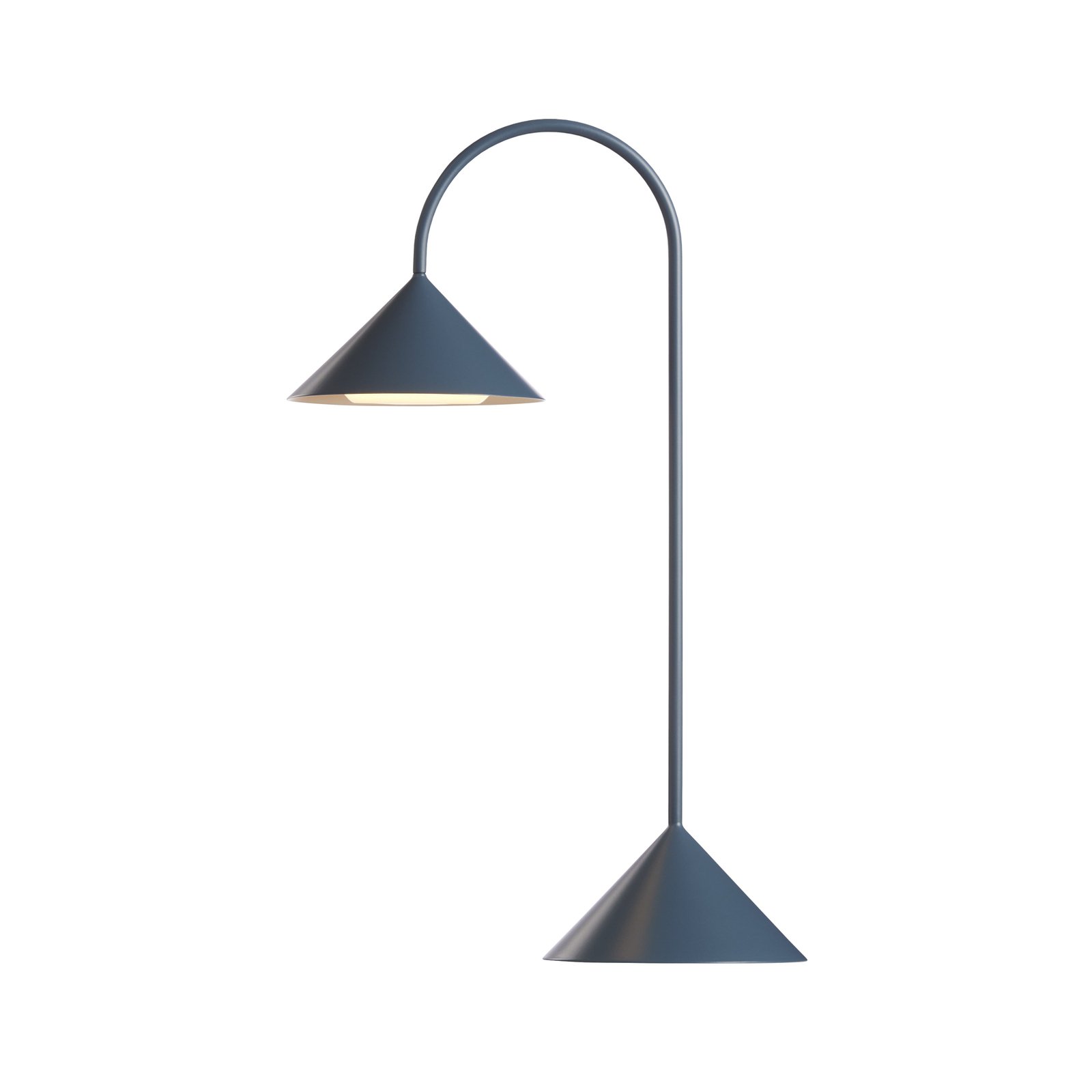 FRANDSEN Lampă de masă cu LED Grasp, benzină, înălțime 47 cm, metal