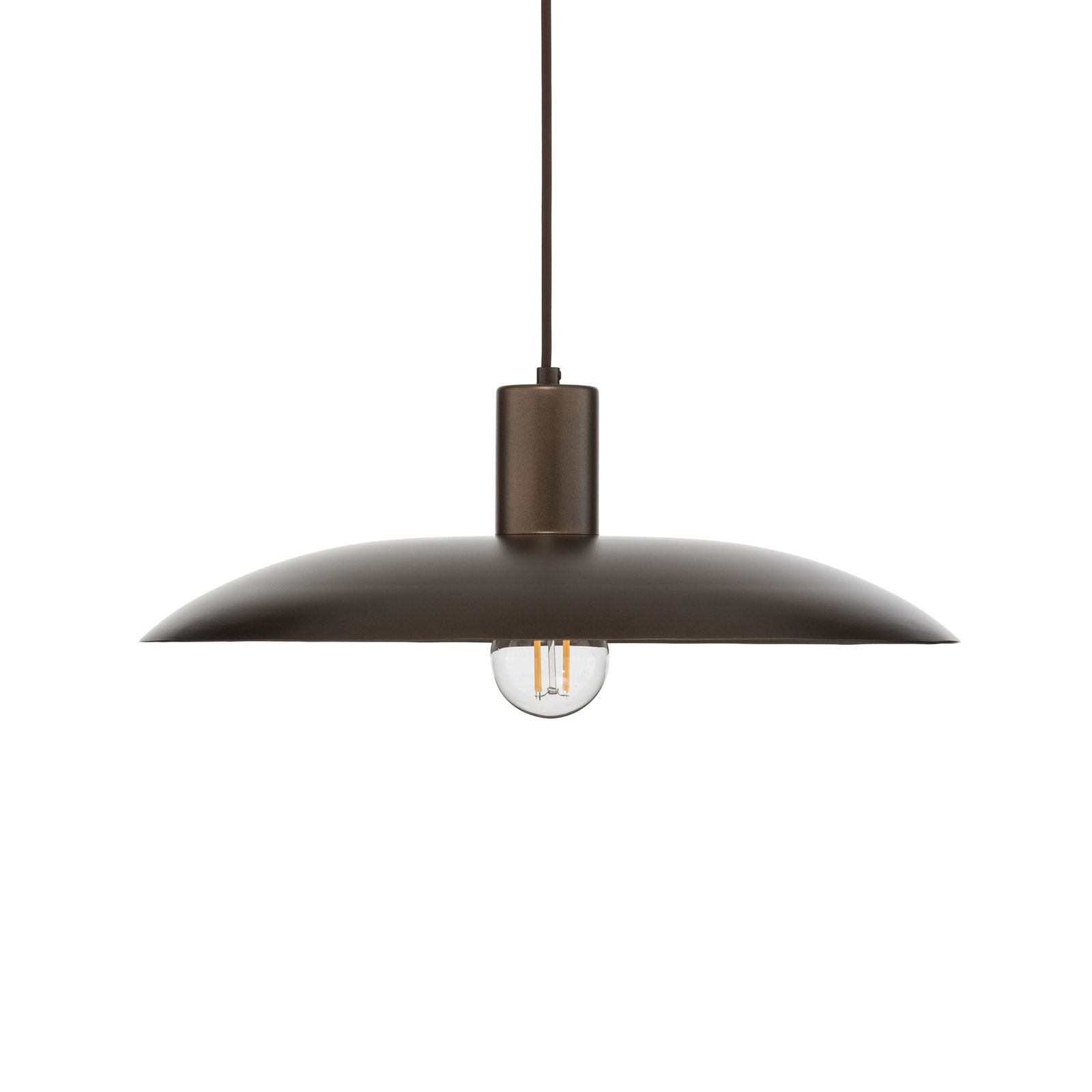 Hängeleuchte Astra, braun, Metall, Ø 41 cm, E27 Hängeleuchte Astra, braun, Metall, Ø 41 cm, E27