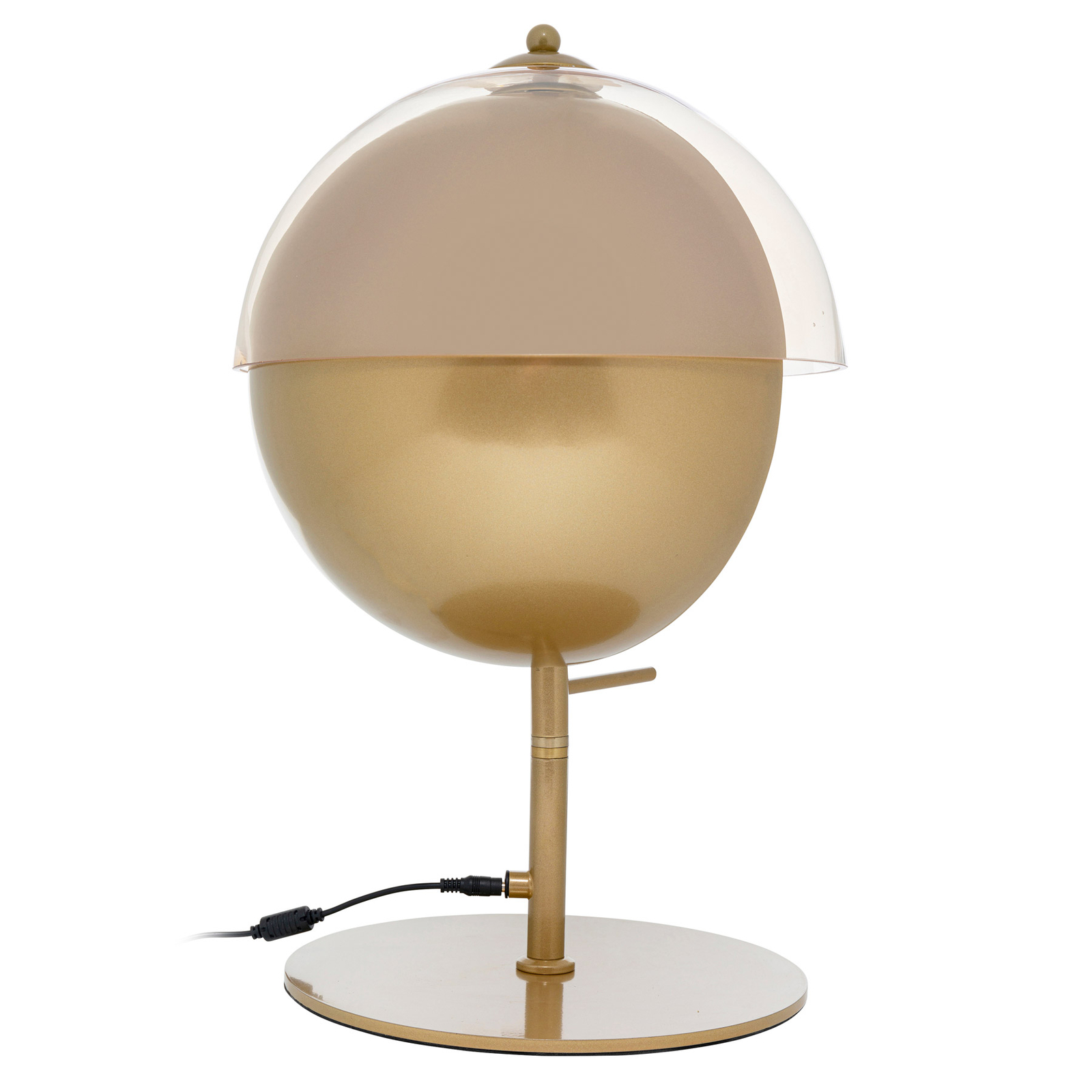 KARE Romy LED-bordlampe i stål og glass gull