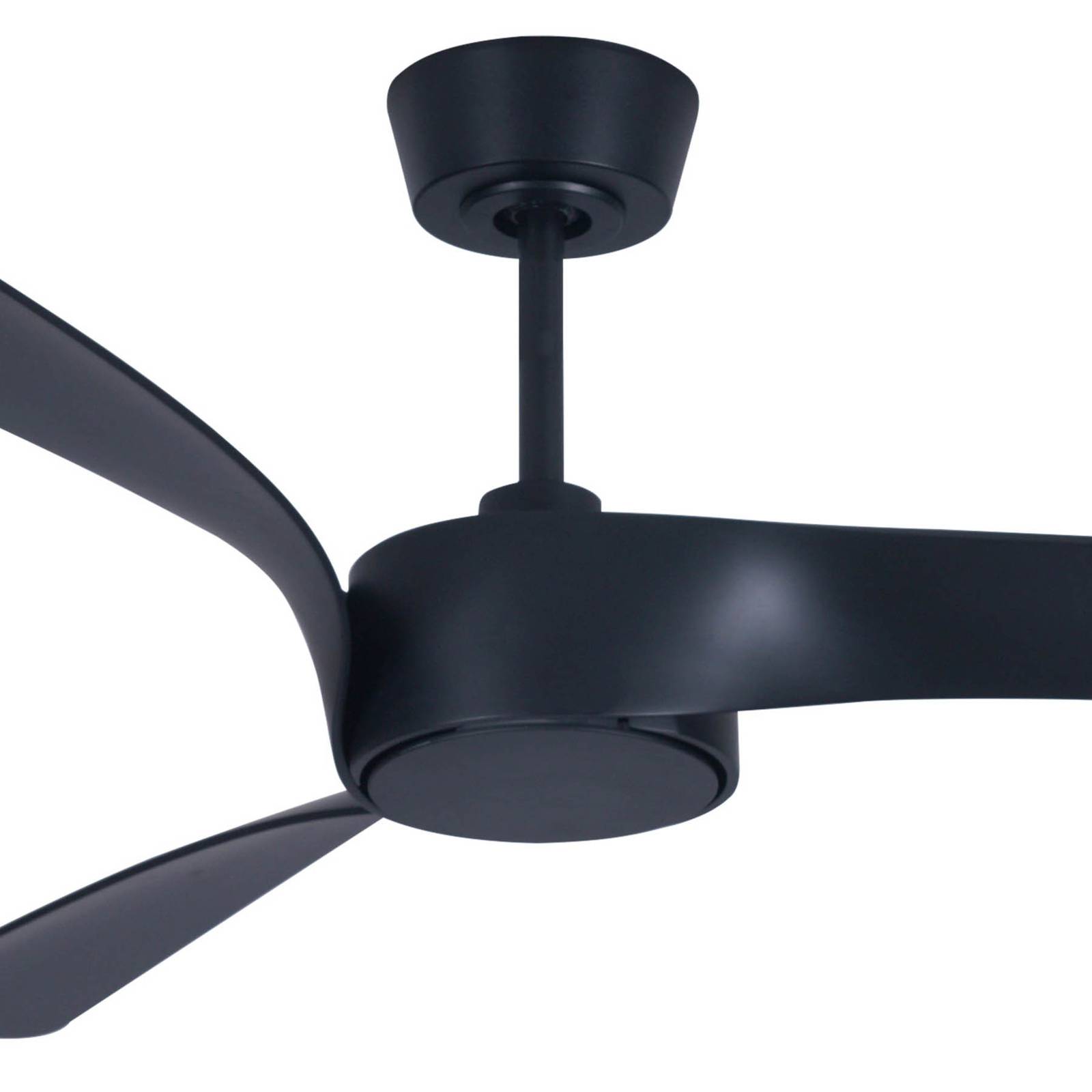 Line LED ceiling fan, black