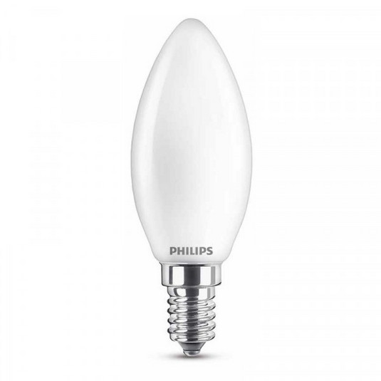 Lichtbron LED 6,5W Glas Kaars (806lm) E14 - Philips