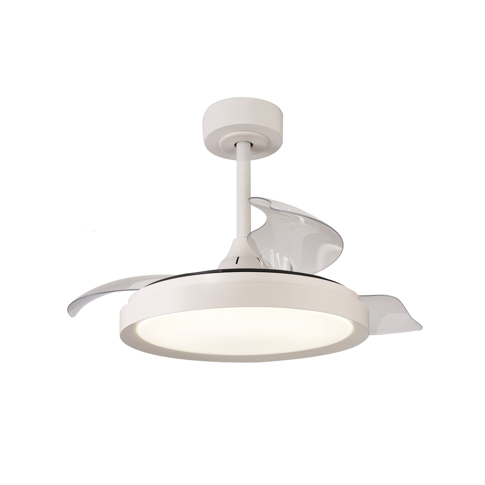 Mistral Mini LED-Deckenventilator weiß DC leise CCT - Mantra