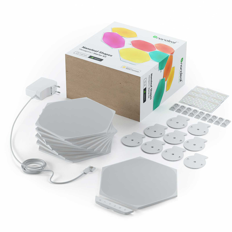 Nanoleaf Shapes Hexagons, Starter Set, 9 Panels