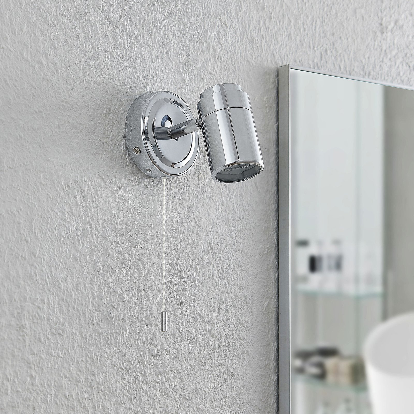 Remilan Vegglampe Chrome - Lindby