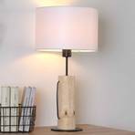 Bordlampe Pino Table, naturlig furutre