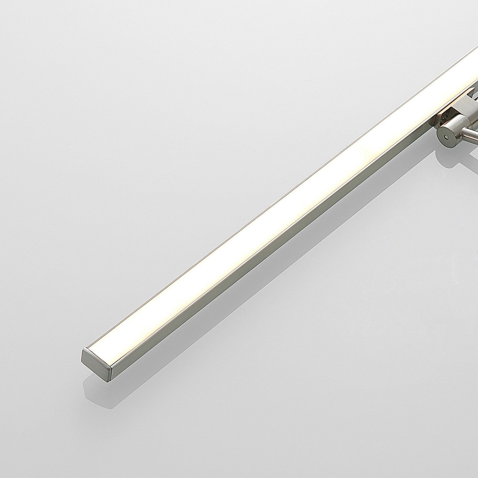 Lucande Thibaud LED-tavelbelysning, nickel 51,4 cm