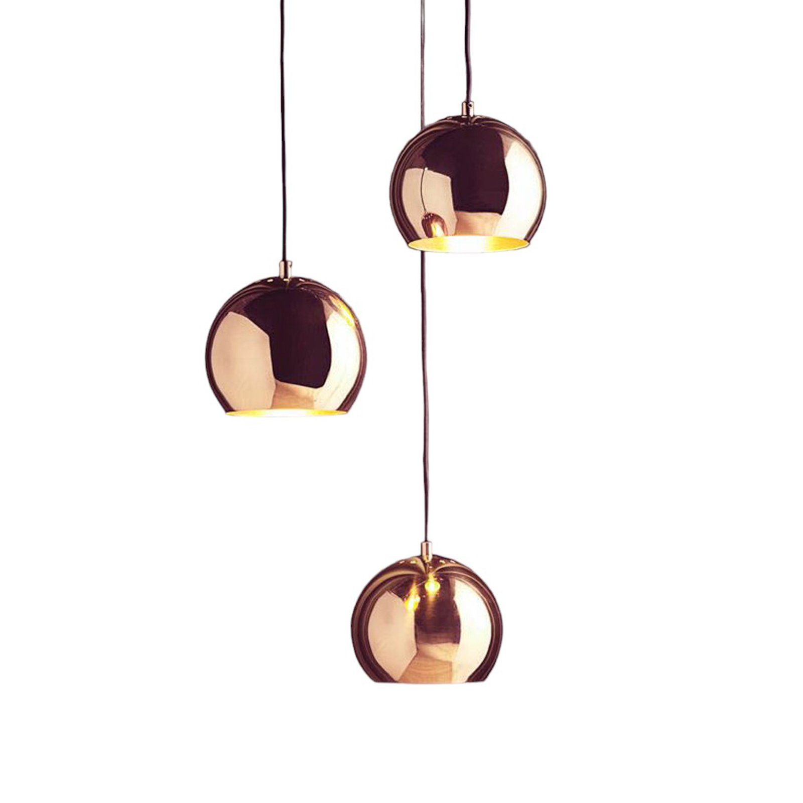 Ball Závěsné Světlo Ø18 Solid Glossy Copper - Frandsen