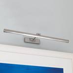 Vacker LED-tavelbelysning Goya 760, förnicklad