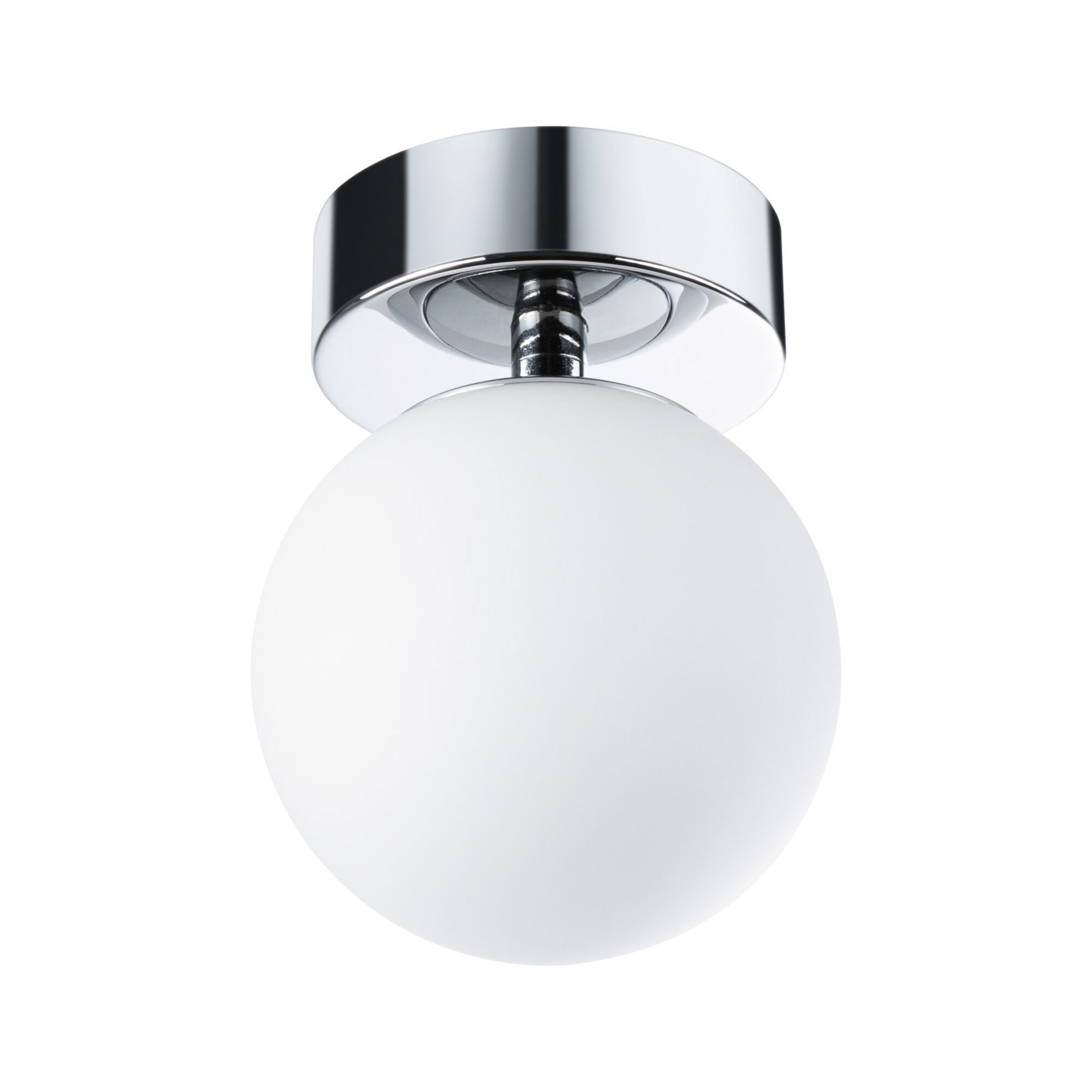 Gove LED Deckenleuchte IP44 Ø12 Chrom/Satin - Paulmann